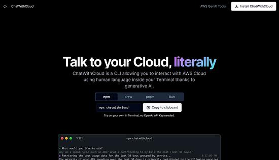 ChatWithCloud Tool Image 1