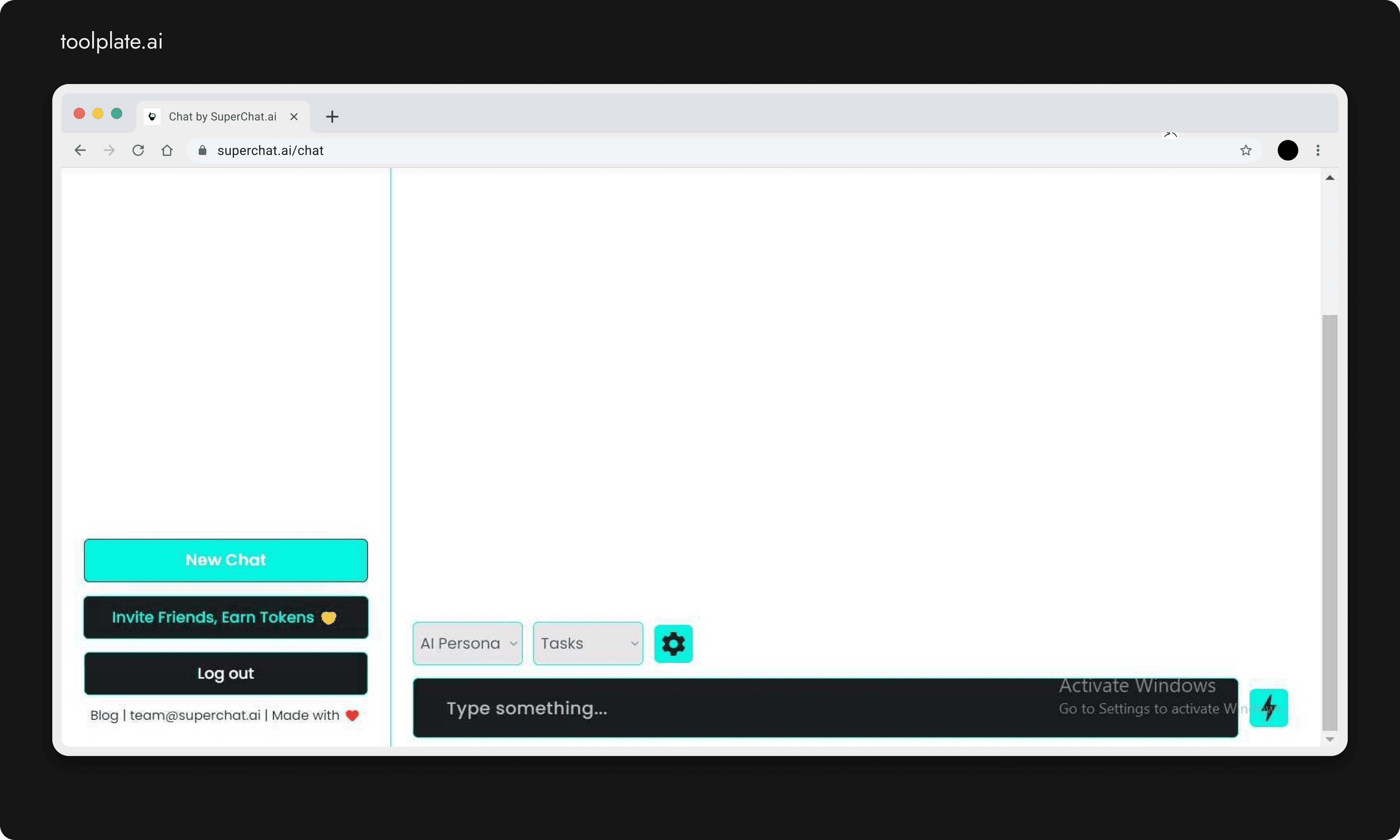 Superchat Message Writing Ai tool