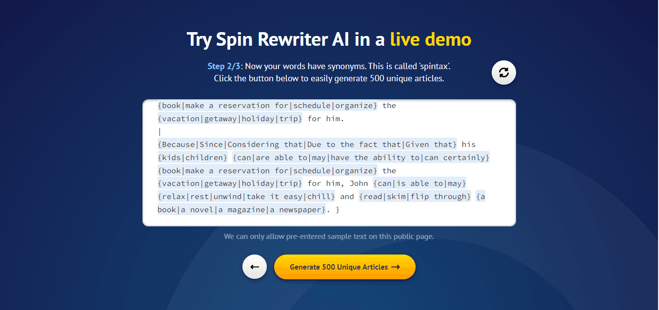 Spinrewriter Tool Image 4